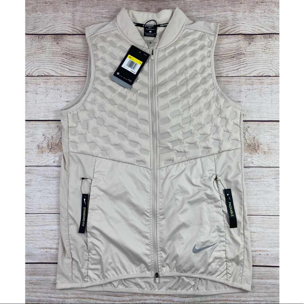 Nike Aeroloft Down Reflective Running Vest 928501-008 Men’s Size Small NWT